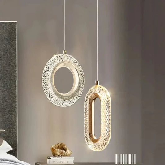 Lampa wisząca okrągła złota | Torara