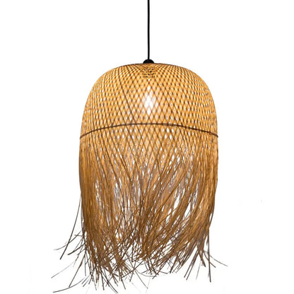 Lampa wisząca organiczna oryginalna bambusowa | Adrelia