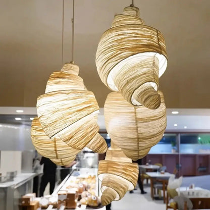Lampa wisząca organiczna tkanina | Gilalda