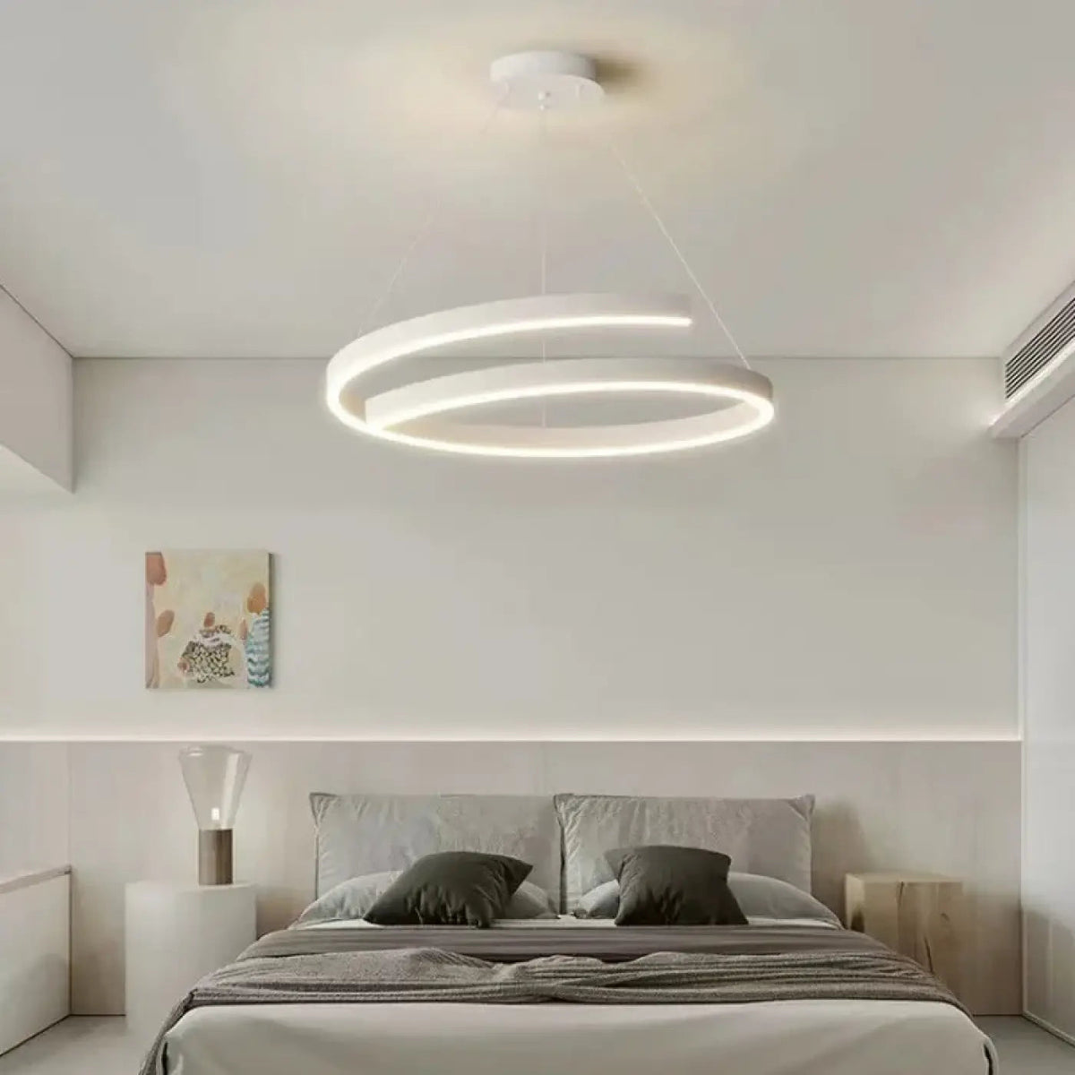 Lampa wisząca oryginalna czarna LED | Almilda