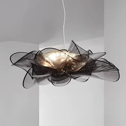 Lampa wisząca oryginalna designerska czarna | Neralda