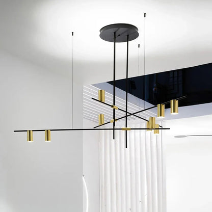 Lampa wisząca oryginalna metalowa czarna | Rondenna