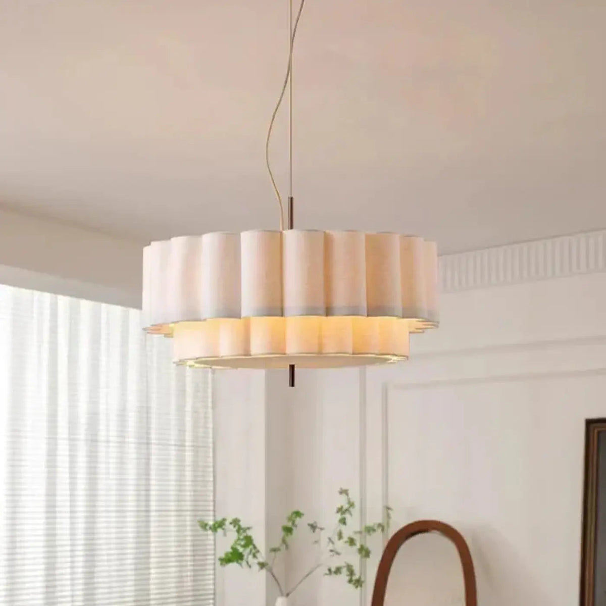 Lampa wisząca oryginalna nowoczesna biała | Bellesca