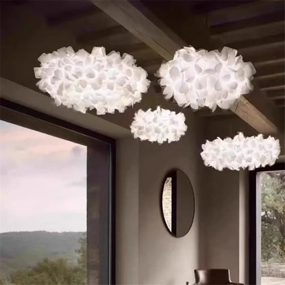 Lampa wisząca oryginalna złota biała | Ubalicia