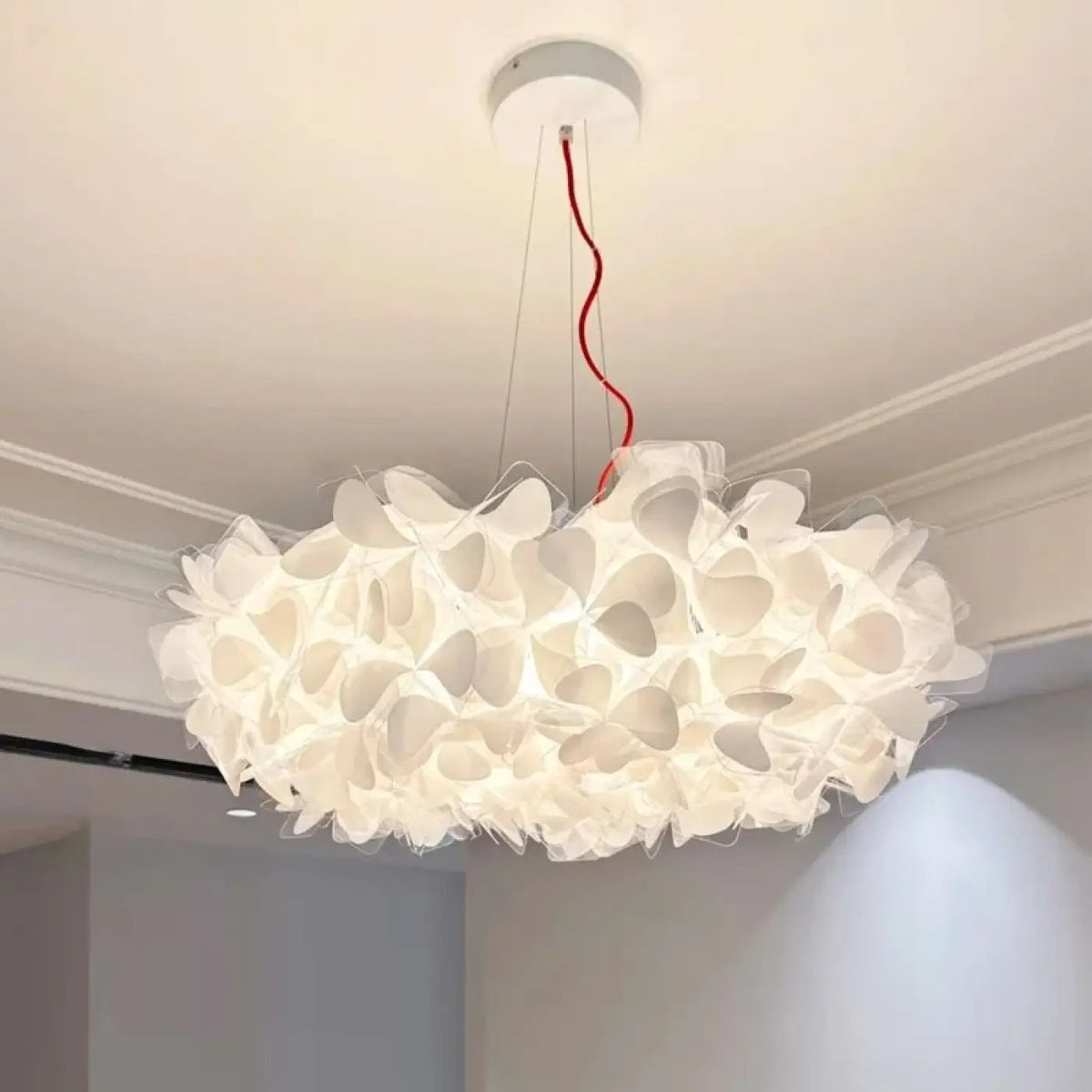 Lampa wisząca oryginalna złota biała | Ubalicia