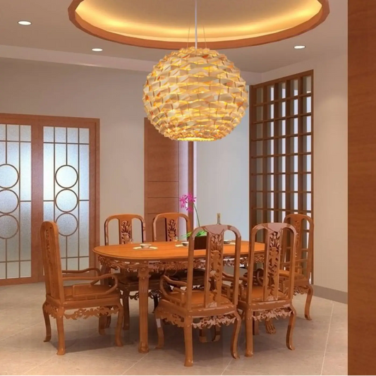 Lampa wisząca podwójna kula | Ricicia