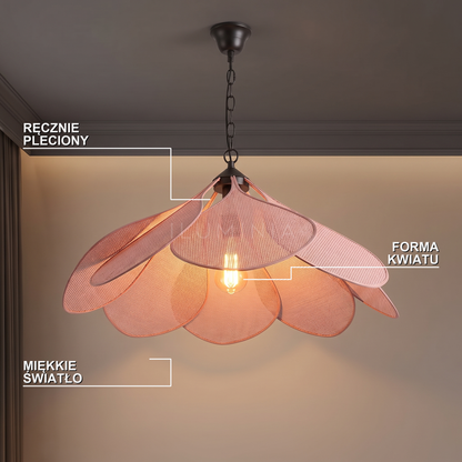 Lampa wisząca różowa | Ostara