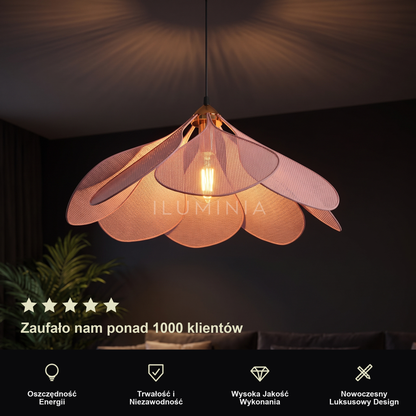 Lampa wisząca różowa | Ostara