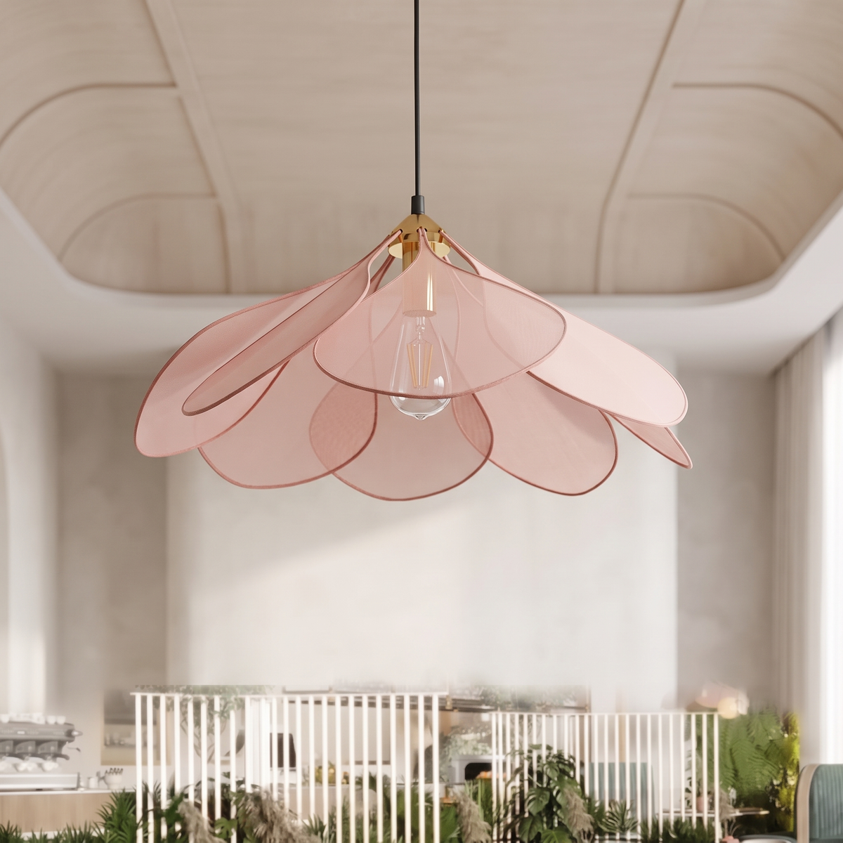 Lampa wisząca różowa | Ostara