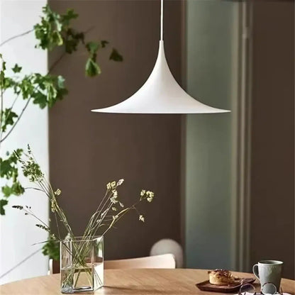 Lampa wisząca skandynawska aluminiowa stożkowa | Baldana