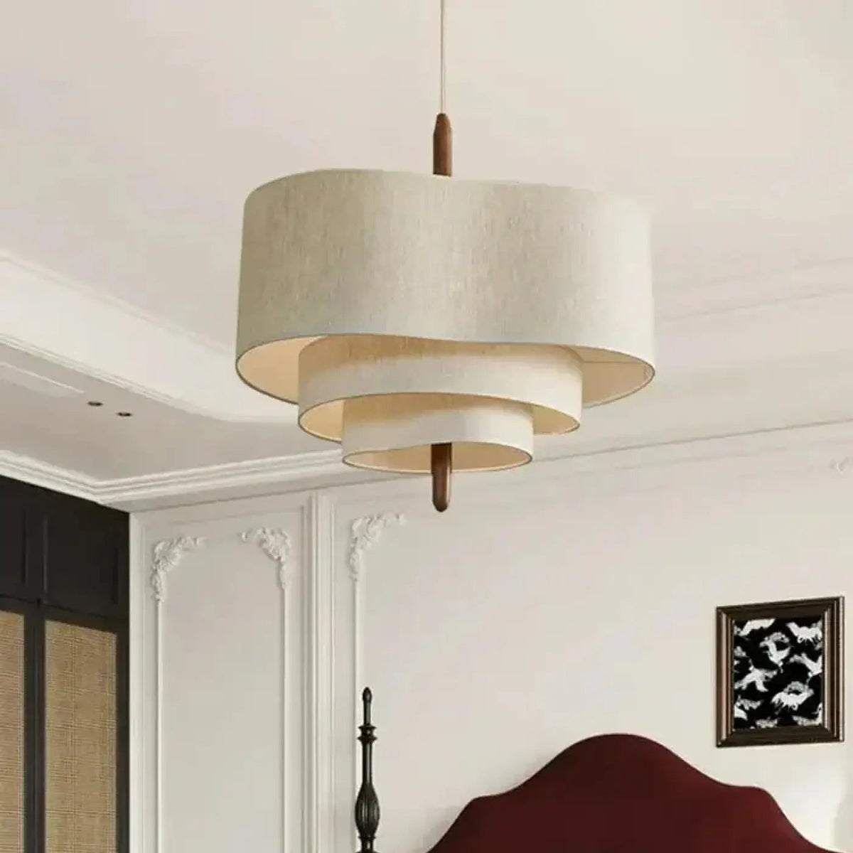 Lampa wisząca skandynawska designerska biała | Torurna