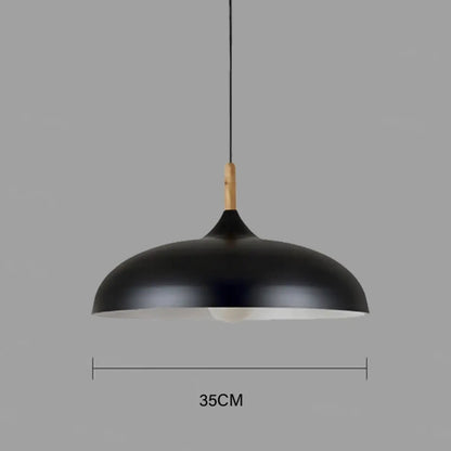 Lampa wisząca skandynawska drewniana | Mandanta