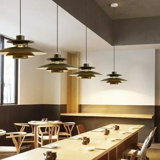 Lampa wisząca skandynawska oryginalna aluminiowa | Opelisa