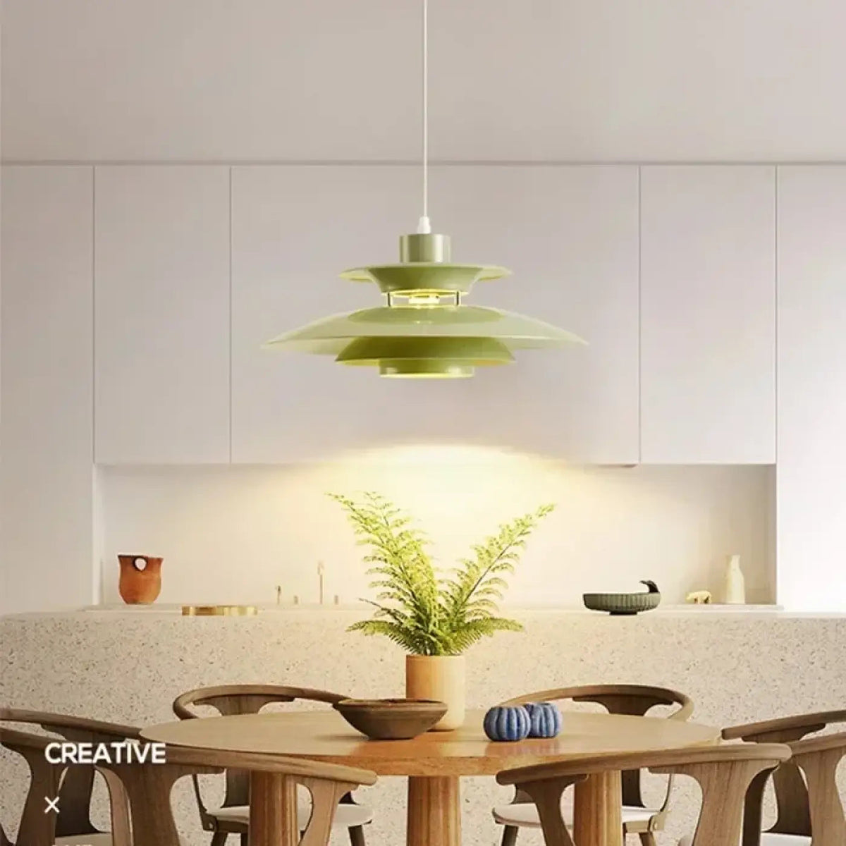 Lampa wisząca skandynawska oryginalna aluminiowa | Opelisa