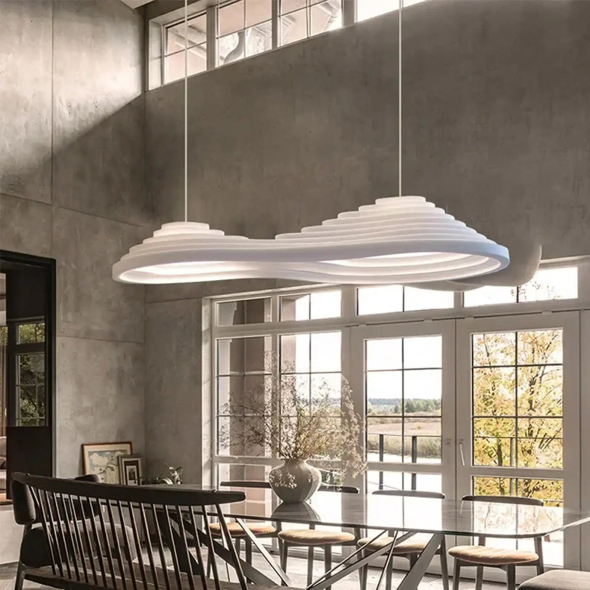 Lampa wisząca spiralna stożkowa | Gravelia