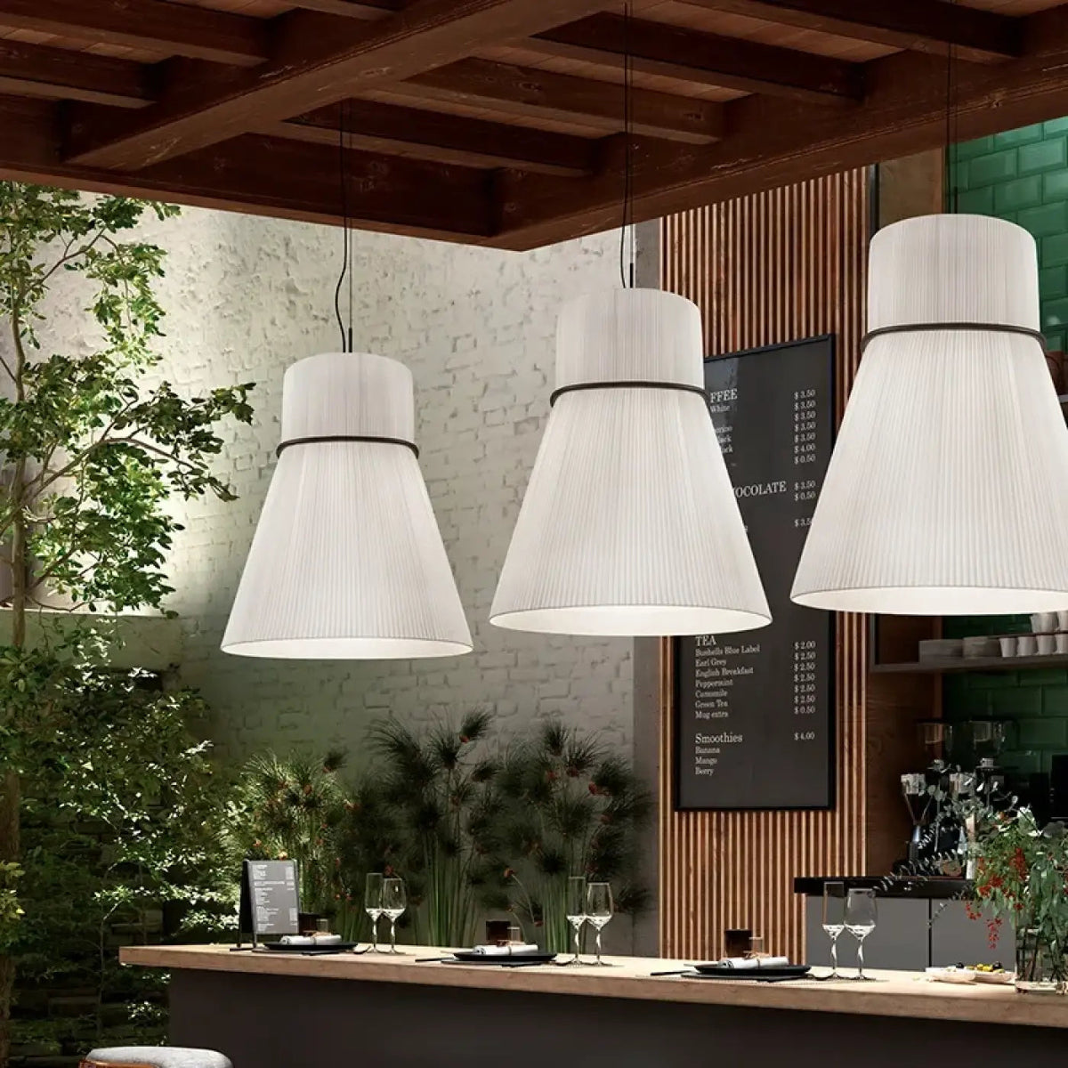 Lampa wisząca stożkowa na korytarz | Miranetta