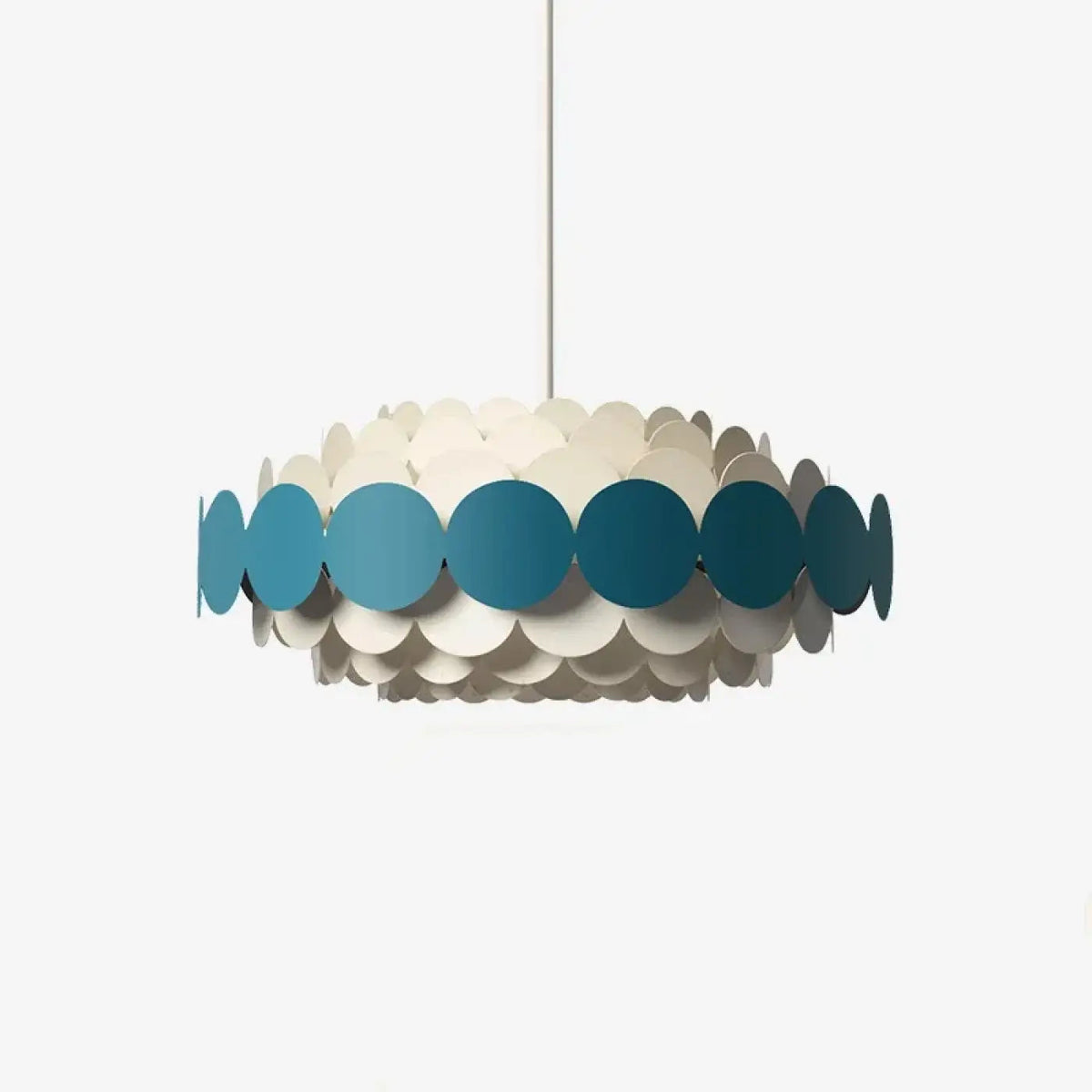 Lampa wisząca kolorowe kręgi w nowoczesnym stylu