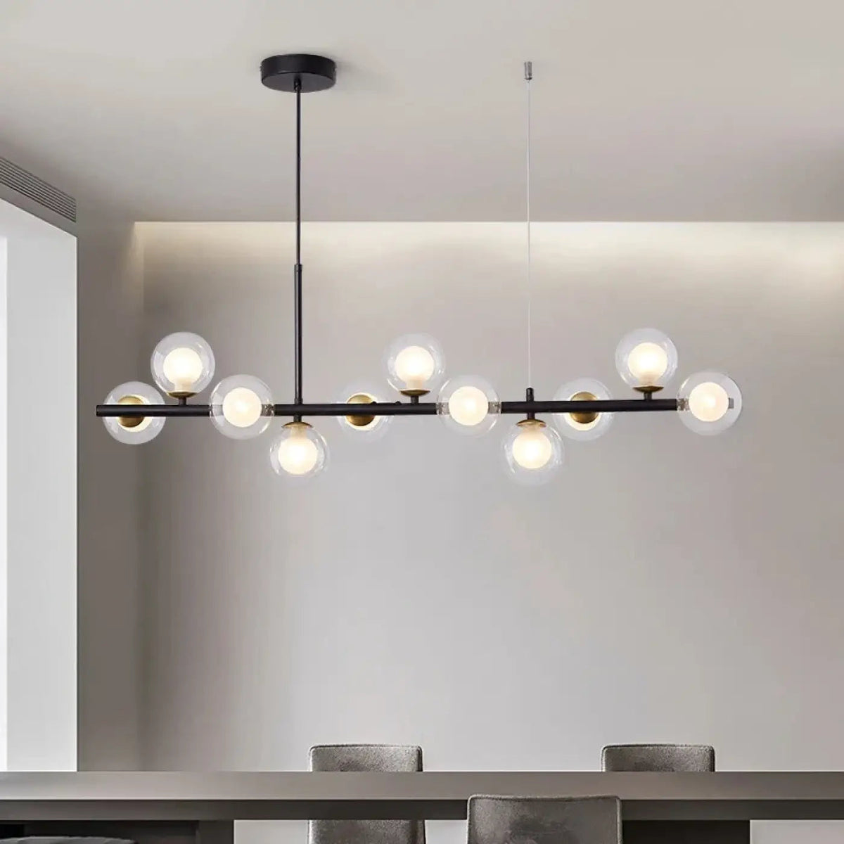 Lampa wisząca szklana kula | Ardenza