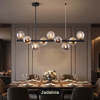 Lampa wisząca szklana kula | Ardenza – jadalnia