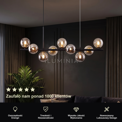 Lampa wisząca szklana kula | Ardenza – prezentacja