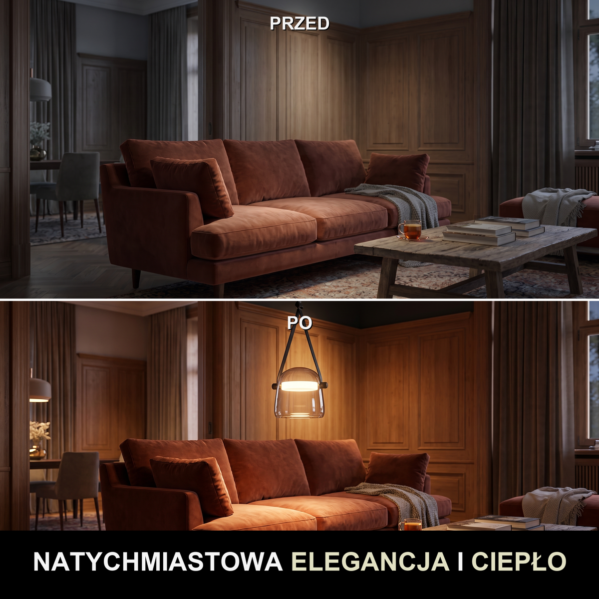 Lampa wisząca szklana szara | Gemmicia