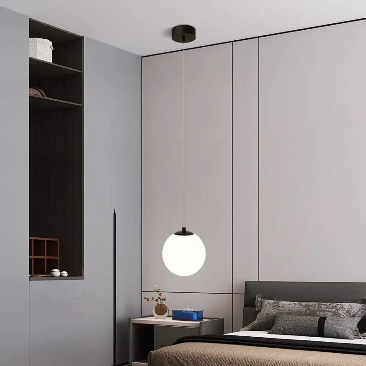 Lampa wisząca szklana złota | Sorezza
