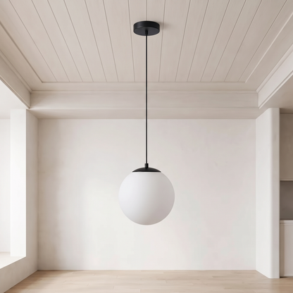 Lampa wisząca szklana złota | Sorezza