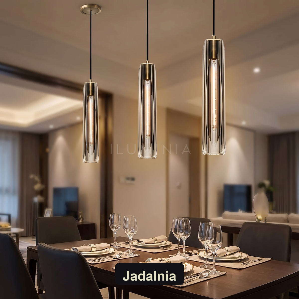 Lampa wisząca tuba | Elvenza