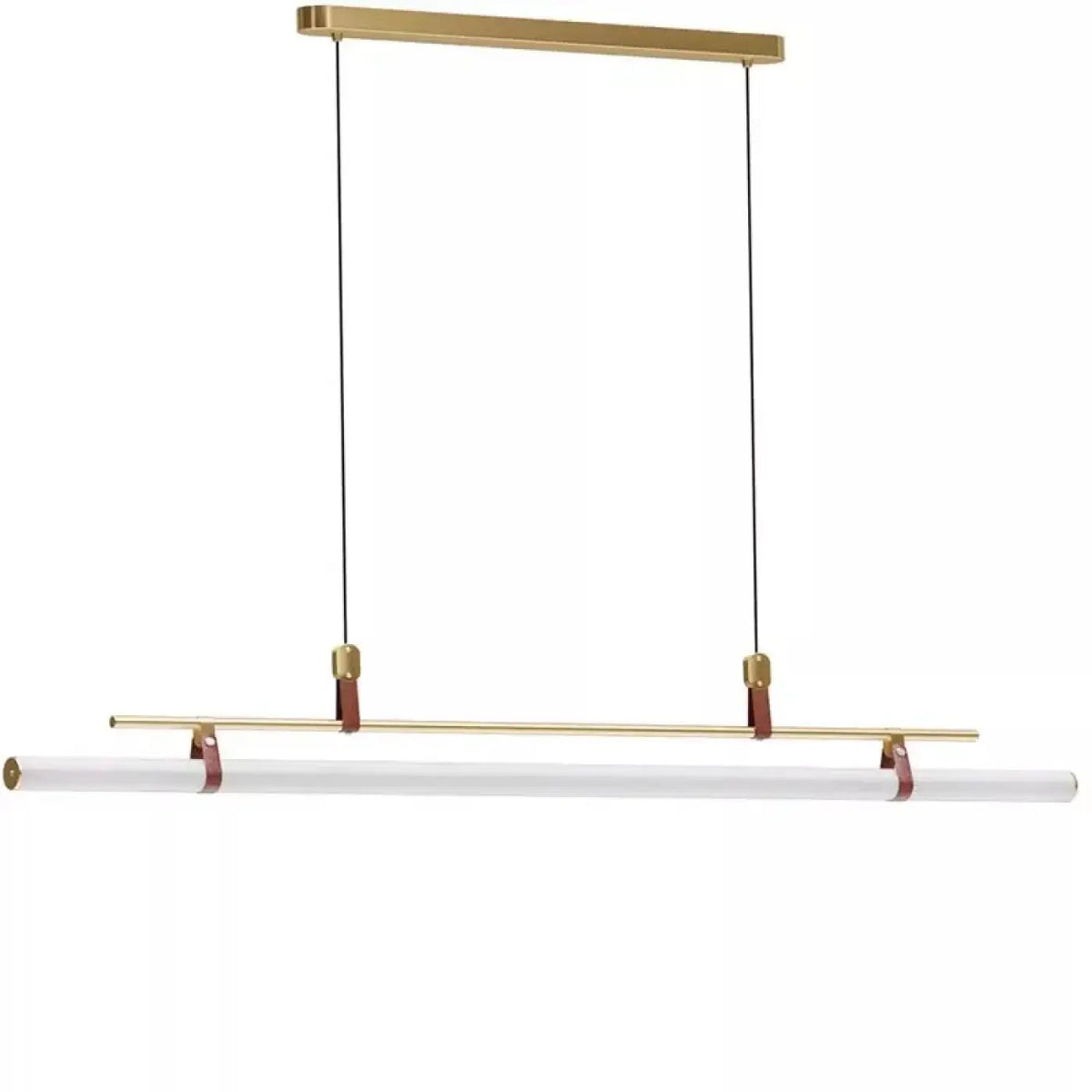Lampa wisząca tuba złota | Danalda
