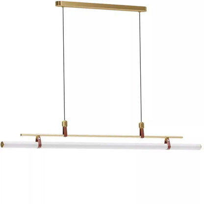 Lampa wisząca tuba złota | Danalda