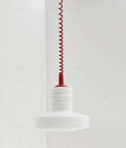 Lampa wisząca szklana ryflowana kolorowa | Elmara
