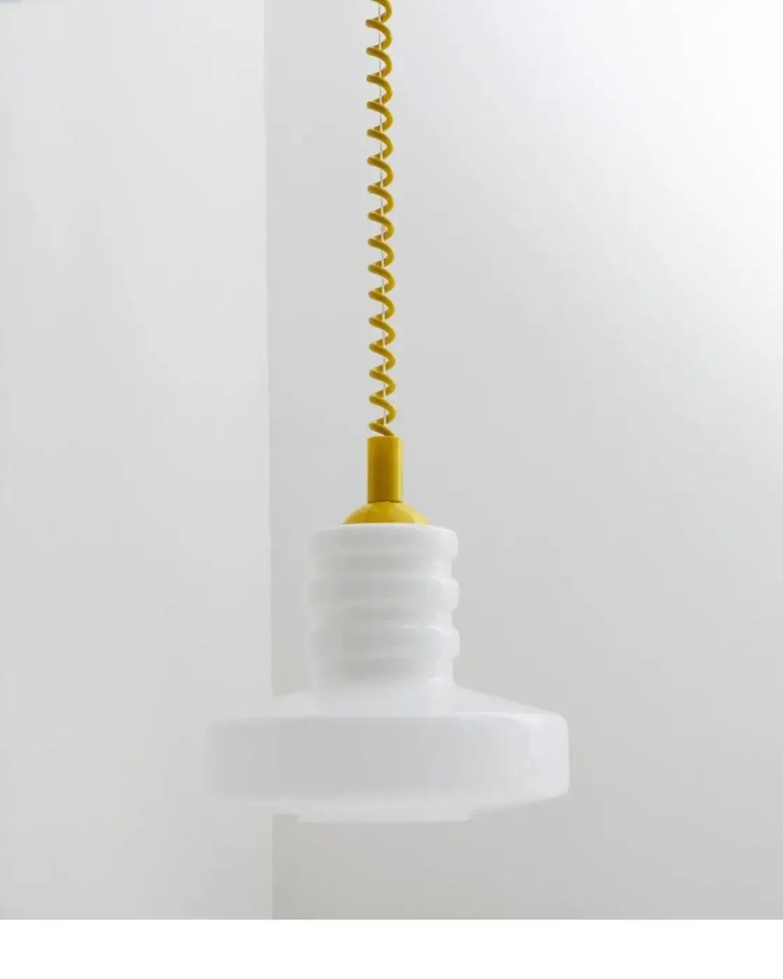 Lampa wisząca szklana ryflowana kolorowa | Elmara