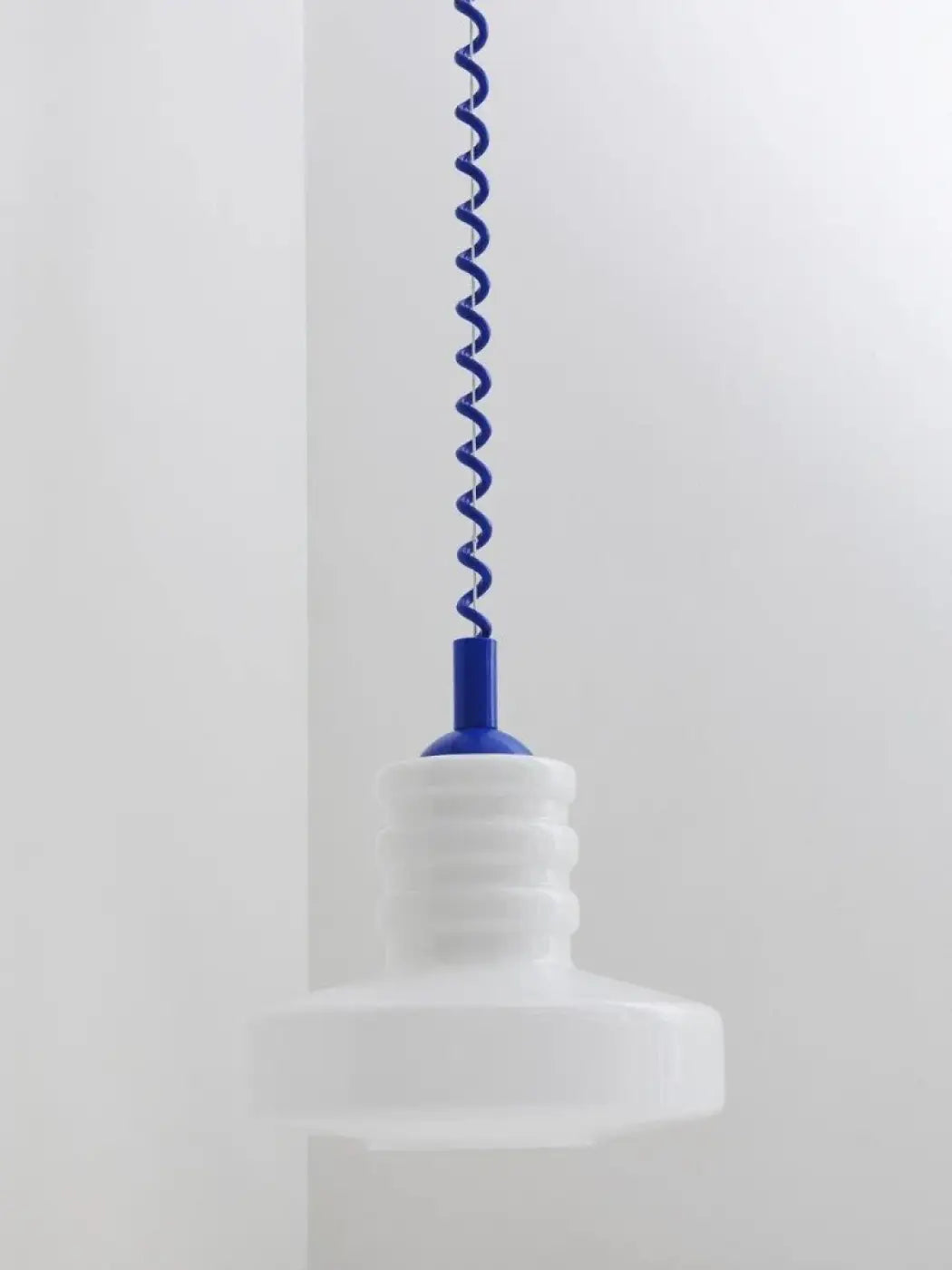 Lampa wisząca szklana ryflowana kolorowa | Elmara