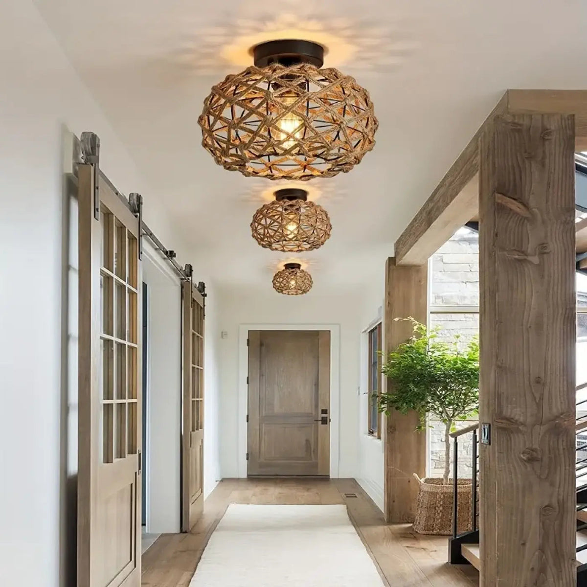 Lampa wisząca w stylu rustykalnym | Mirara