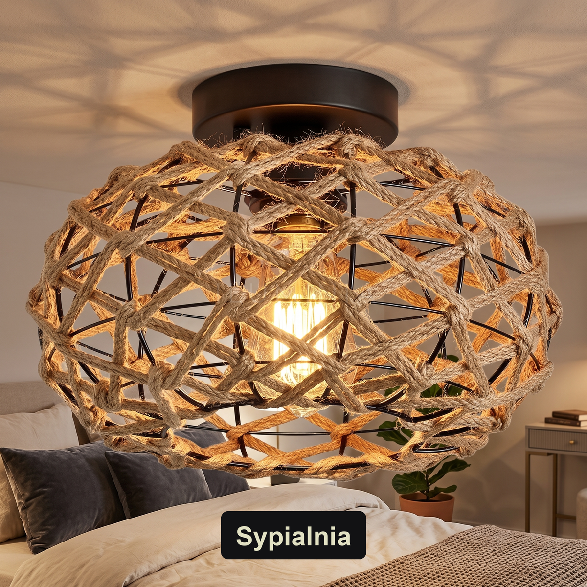 Lampa wisząca w stylu rustykalnym | Mirara