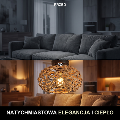 Lampa wisząca w stylu rustykalnym | Mirara