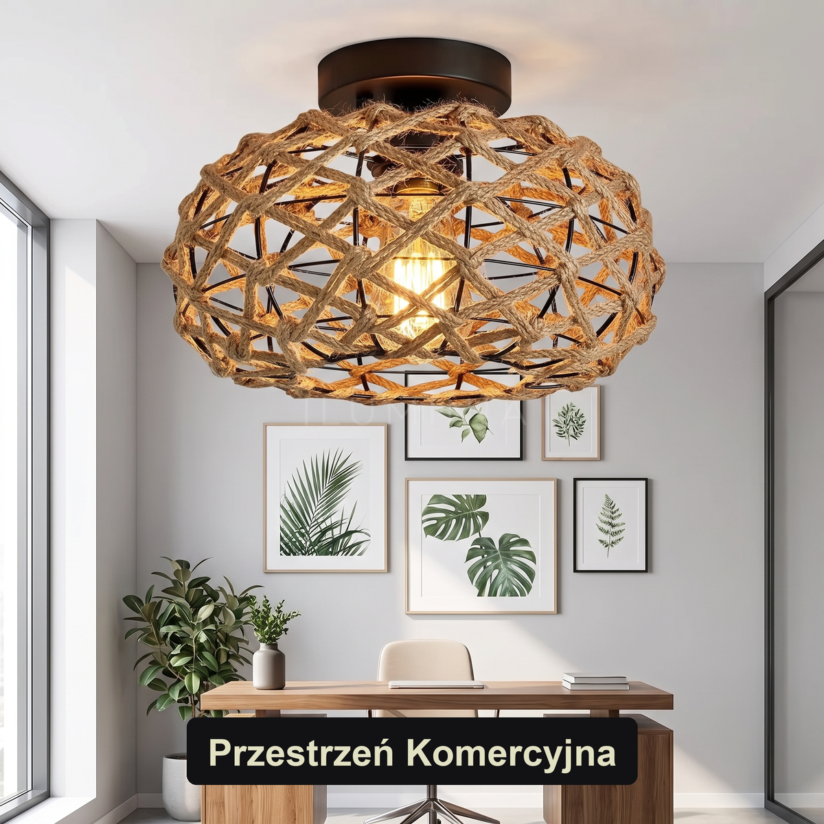 Lampa wisząca w stylu rustykalnym | Mirara