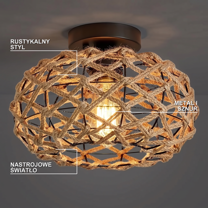 Lampa wisząca w stylu rustykalnym | Mirara