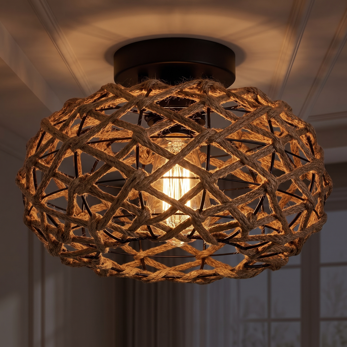 Lampa wisząca w stylu rustykalnym | Mirara