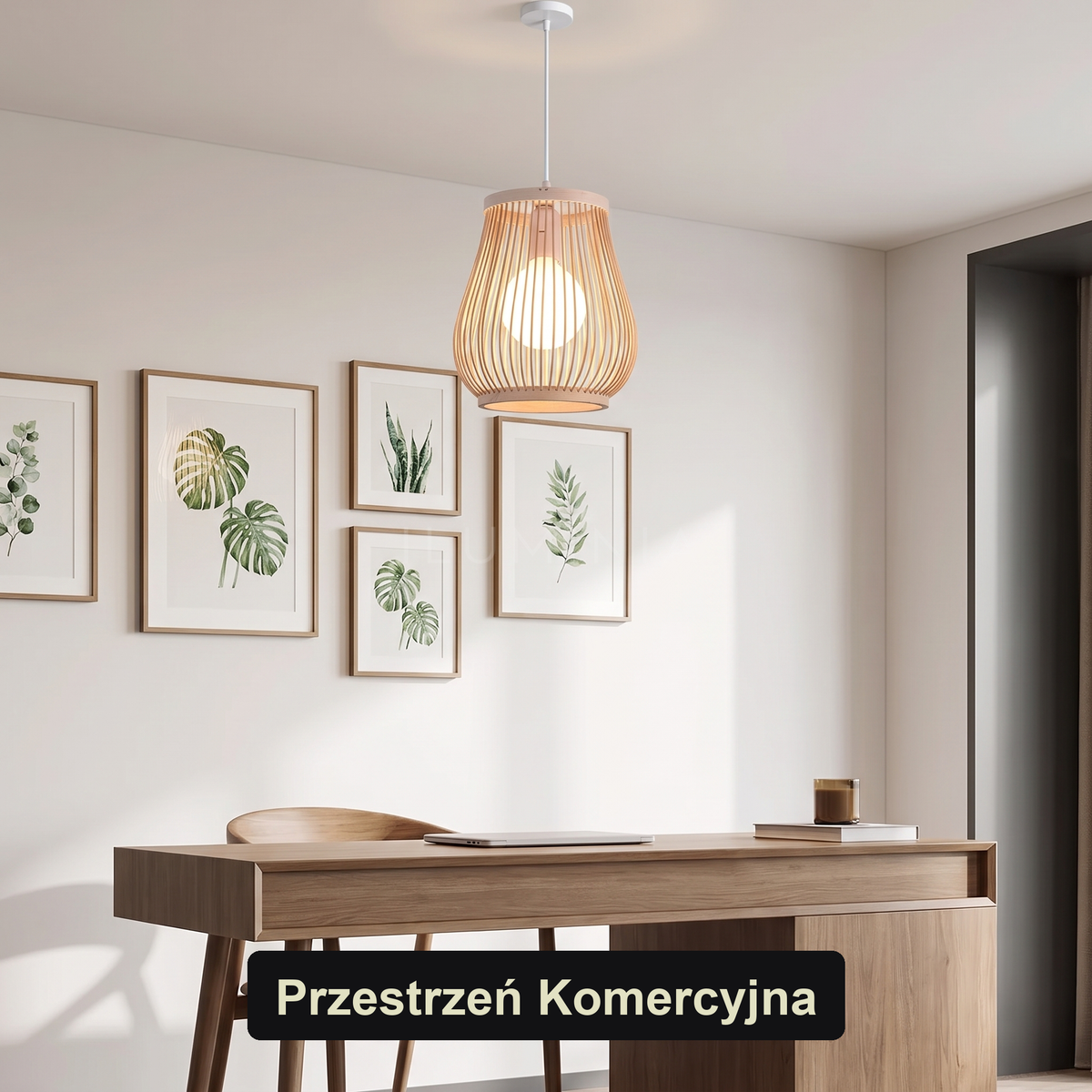 Lampa wisząca z bambusa | Nardena
