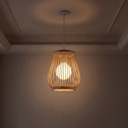 Lampa wisząca z bambusa | Nardena