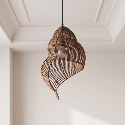 Lampa wisząca z drewna | Camana