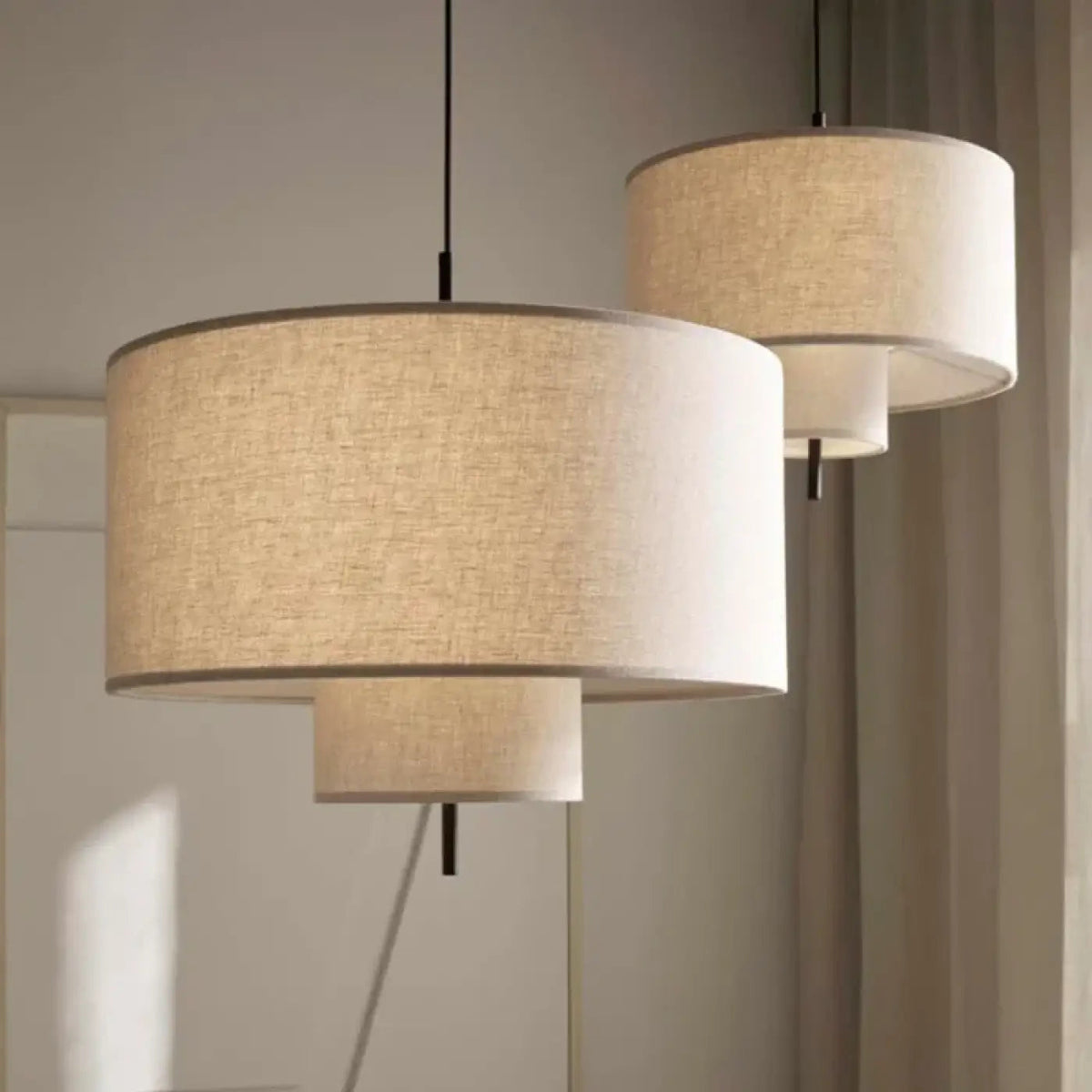 Lampa wisząca z tkaniny | Oranta