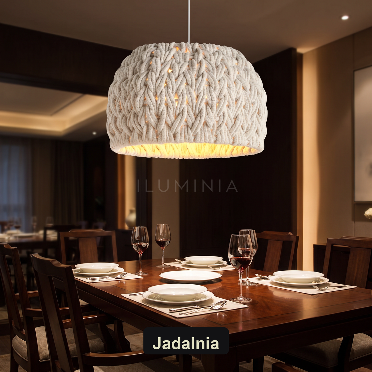Lampa wisząca ze sznurem | Perisa