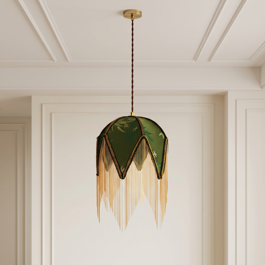 Lampa wisząca zielona | Amberosa