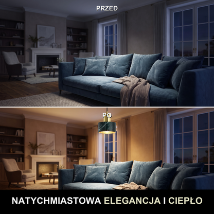 Lampa wisząca zielona nowoczesna | Nellalda