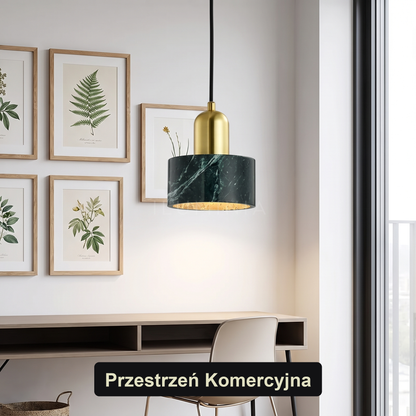 Lampa wisząca zielona nowoczesna | Nellalda