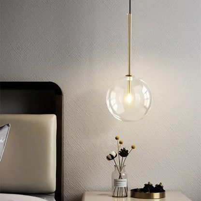 Lampa wisząca złota kula | Dormina