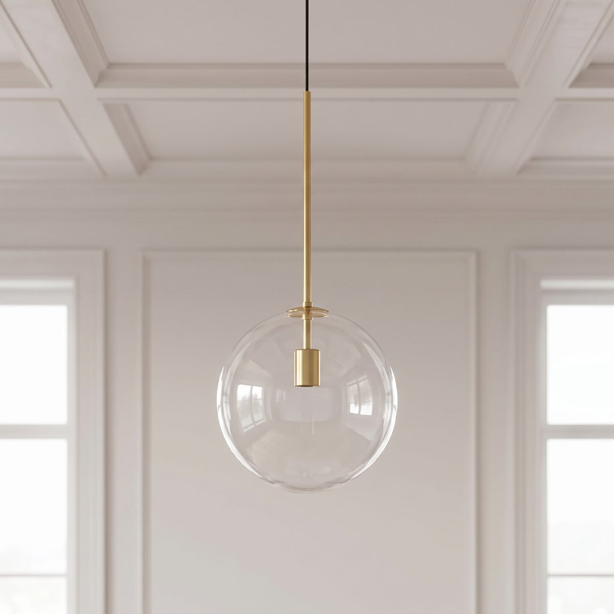 Lampa wisząca złota kula | Dormina