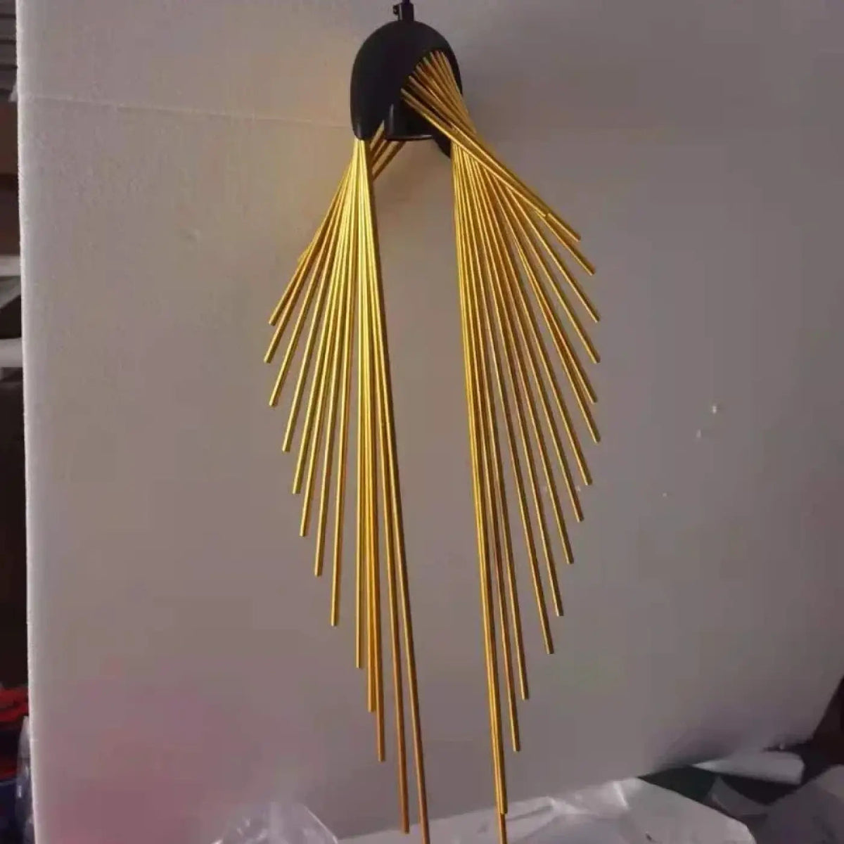 Lampa wisząca złota na korytarz | Garina